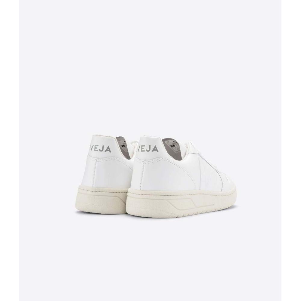 Veja V-10 LEATHER Sneakers Dames Wit | BE 665BEX